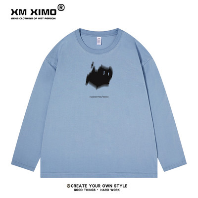 Ikdienas vīriešu blūze ar apaļu kakla izgriezumu – vairākās krāsās