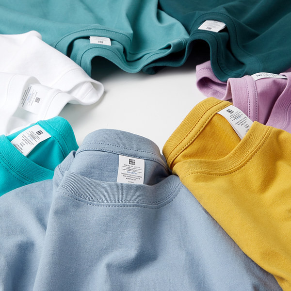 Uus mudel ühevärviline ovaalse kaelusega meeste pluus