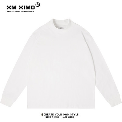 Ανδρική μονόχρωμη μπλούζα με γιακά πόλο