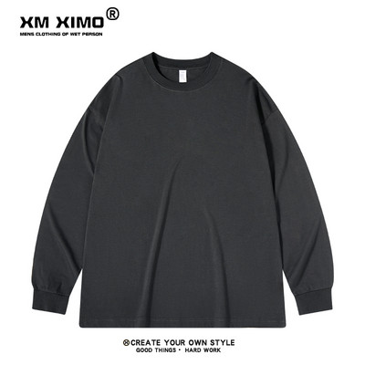 Ανδρική μονόχρωμη μπλούζα με γιακά πόλο