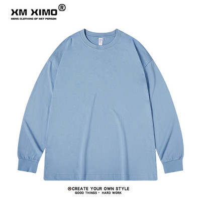 Ανδρική μονόχρωμη μπλούζα με γιακά πόλο