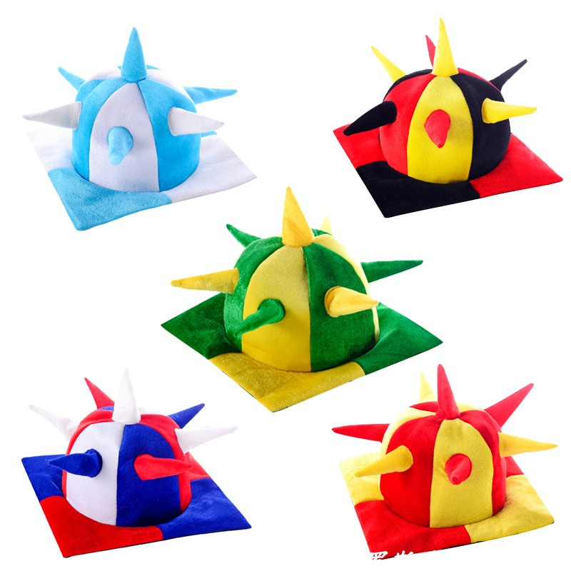 2022. aasta World Football Gmae fännid Mütsid Riigilipp Jalgpallipeo Mütsid Kostüümid Jalgpall Unisex fännid Cheerleading pidulikud tarvikud