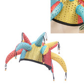 Pălărie de clovn cu paiete curcubeu Pălărie de bufon pentru adulți Accesorii pentru rochie pentru costum de petrecere pentru copii