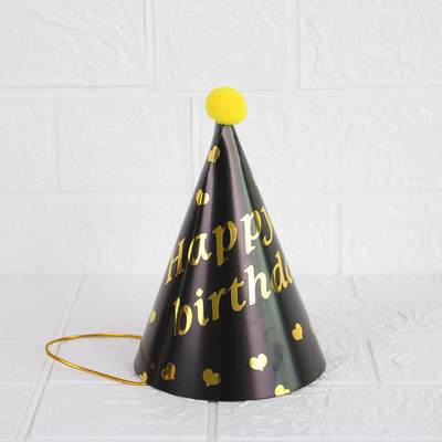 Laste vikerkaare sünnipäevamüts Värvilised mütsid Mütsid Armsad Paberpallid Kummist peopidu Mütsid Festivali Laste peokaunistused