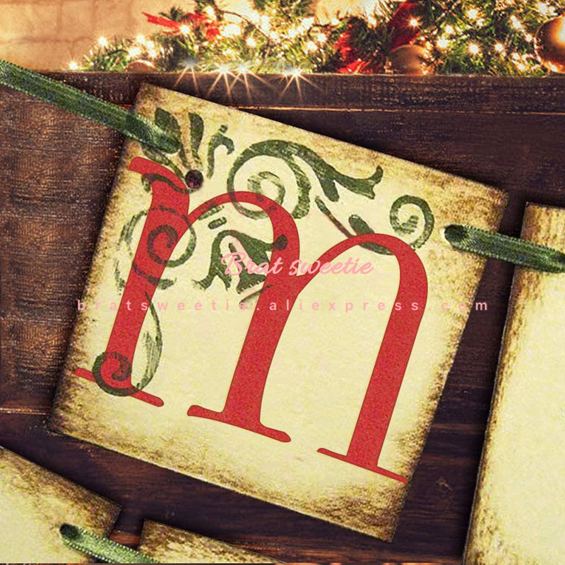 Banner de Crăciun Fericit Ghirlandă de petrecere de Crăciun 2022 Decoratiuni de Crăciun pentru Casă Interior Birou Semineu