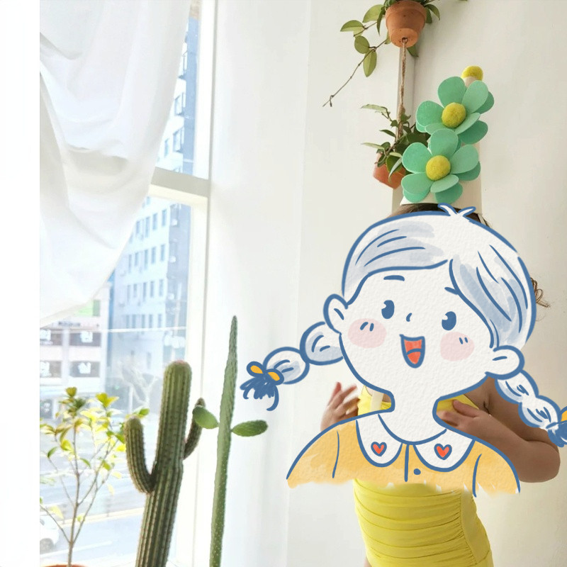 INS Bebeluşă Primul Aniversare Galben Alb Pălărie de petrecere Roz, Verde, Pălărie de zi de naştere, Pălărie Margaretă 1buc