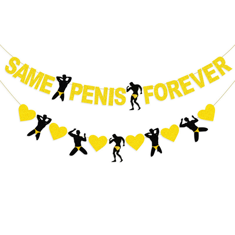 Aur Rose Gold ACELAȘI PENIS PENTRU TOTDEAUNA Găina Burlaci Petrecere Nunta Decoratiuni