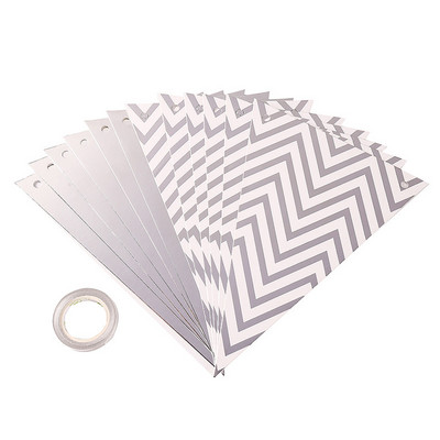 Bronzing fanion val trage steag nuntă petrecere de naștere decorare bunting atmosferă de vacanță auriu argintiu pulbere banner albastru