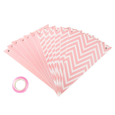 Bronzing fanion val trage steag nuntă petrecere de naștere decorare bunting atmosferă de vacanță auriu argintiu pulbere banner albastru