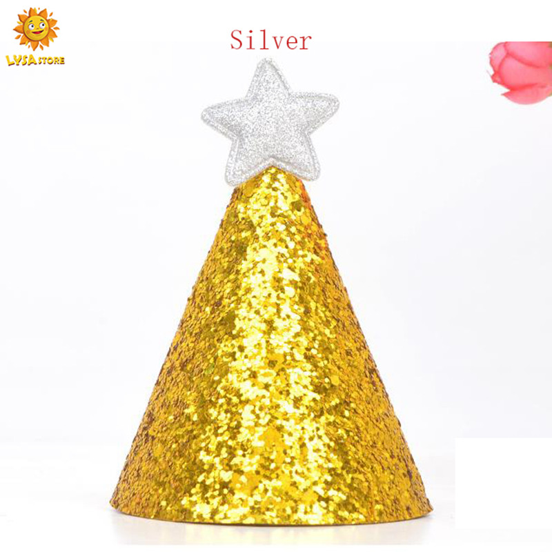 Rezistent la apă, solid, anti-extruziune, fără deformare, auriu strălucitor, pălărie de ziua de naștere, mini șapcă coreeană, bricolaj, pălărie pentru petrecere, auriu strălucitor