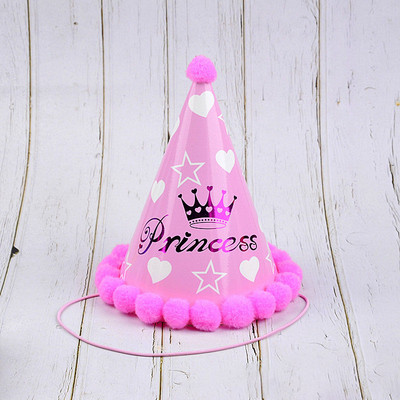 Bērnu 1. dzimšanas dienas ballītes dekorācija 1 gadu veca kroņa puika meitene, 1 pirmās dzimšanas dienas cepure, bērnu dušas piederumi