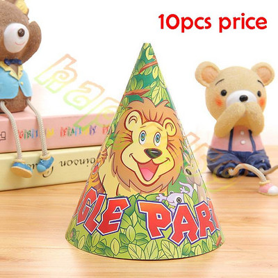 10 tk beebi laps printsessi sünnipäevamüts chlid 1. kaunistus paberkork multikas muster festivali kroon sünnipäevamüts 16 cm