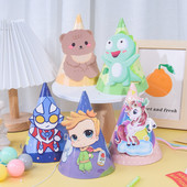 Princ jednorog Crtić Medvjed Šešir za rođendansku proslavu Dinosaur Ljubičasti zec Aaimal Heroj Dječak Djevojčica Pribor za dotjerivanje za dječji dan