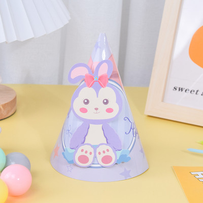 Princ jednorog Crtić Medvjed Šešir za rođendansku proslavu Dinosaur Ljubičasti zec Aaimal Heroj Dječak Djevojčica Pribor za dotjerivanje za dječji dan