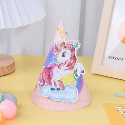 Princ jednorog Crtić Medvjed Šešir za rođendansku proslavu Dinosaur Ljubičasti zec Aaimal Heroj Dječak Djevojčica Pribor za dotjerivanje za dječji dan