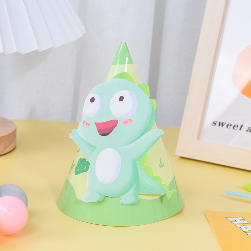 Princ jednorog Crtić Medvjed Šešir za rođendansku proslavu Dinosaur Ljubičasti zec Aaimal Heroj Dječak Djevojčica Pribor za dotjerivanje za dječji dan