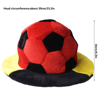 Футболна шапка Футболна шапка Персонализирана футболна шапка Донесе забавление Футболна шапка Удобни стилни аксесоари за обличане за косплей