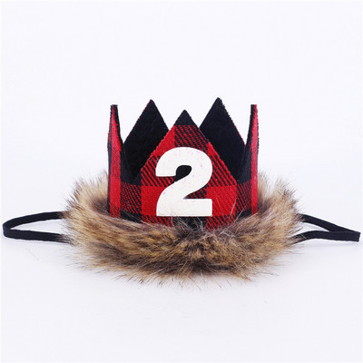 1 buc. Crăciun fericit La mulți ani, petrecere pentru copii, copil sălbatic, 1 2 3 ani, coroană, bentiță, pălărie, ziua de naștere, baby shower, prima zi de naștere