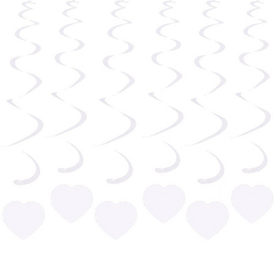 Ziua Îndrăgostiților Îndrăgostiți Inimă Ghirlande în spirală Banner Ziua Îndrăgostiților Fericiți Decor pentru acasă Camere de nuntă Banner Mireasa To Be Favor