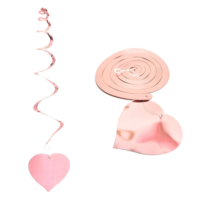 Ziua Îndrăgostiților Îndrăgostiți Inimă Ghirlande în spirală Banner Ziua Îndrăgostiților Fericiți Decor pentru acasă Camere de nuntă Banner Mireasa To Be Favor