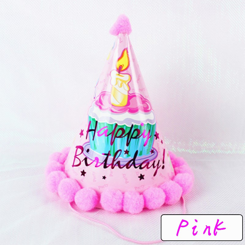 Pălărie pentru petrecere de aniversare pentru copii 10 buc/lot Pălărie cu vârf curcubeu 19*15cm