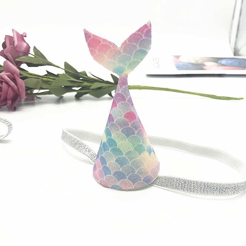 Παιδική ουρά ψαριού με παγιέτα, κοριτσίστικη κοριτσίστικη κεφαλή Αξεσουάρ μαλλιών για πάρτι γενεθλίων