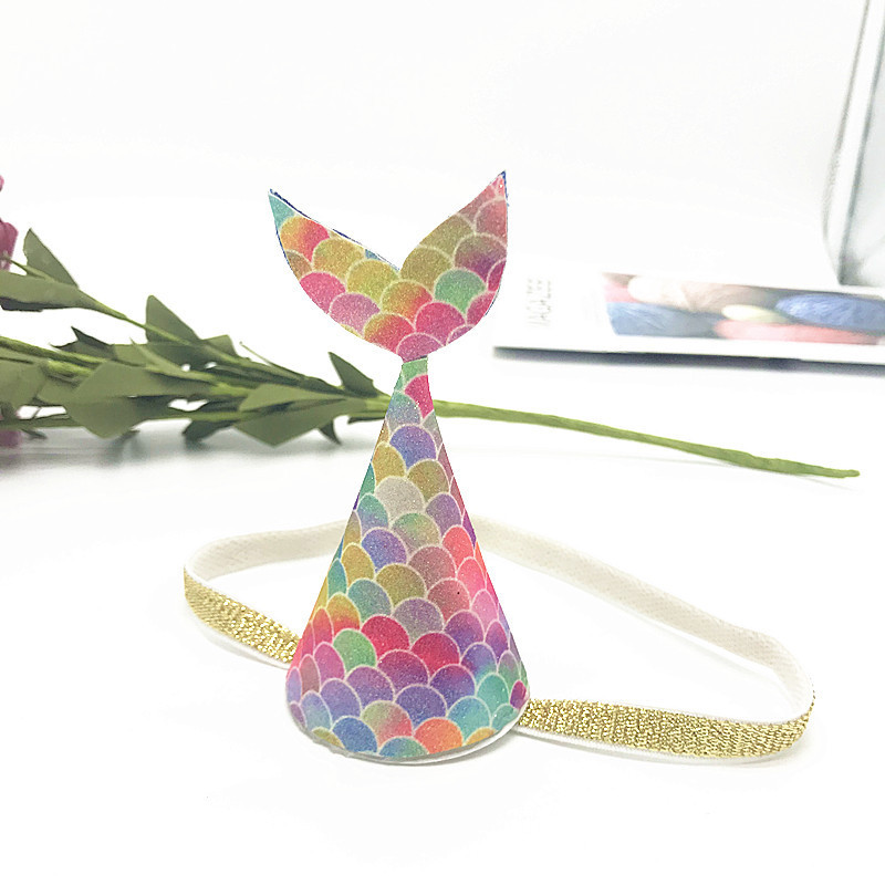 Παιδική ουρά ψαριού με παγιέτα, κοριτσίστικη κοριτσίστικη κεφαλή Αξεσουάρ μαλλιών για πάρτι γενεθλίων