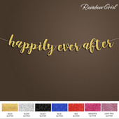 Banner Happily Ever After, fundal pentru semne de decorare pentru copii prințesă pentru fetiță, decorațiuni pentru petreceri cu basme pentru copii
