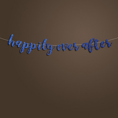 Banner Happily Ever After, fundal pentru semne de decorare pentru copii prințesă pentru fetiță, decorațiuni pentru petreceri cu basme pentru copii