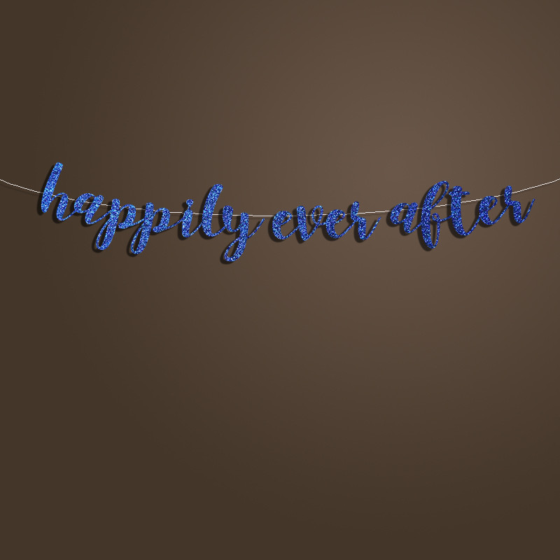 Banner Happily Ever After, fundal pentru semne de decorare pentru copii prințesă pentru fetiță, decorațiuni pentru petreceri cu basme pentru copii