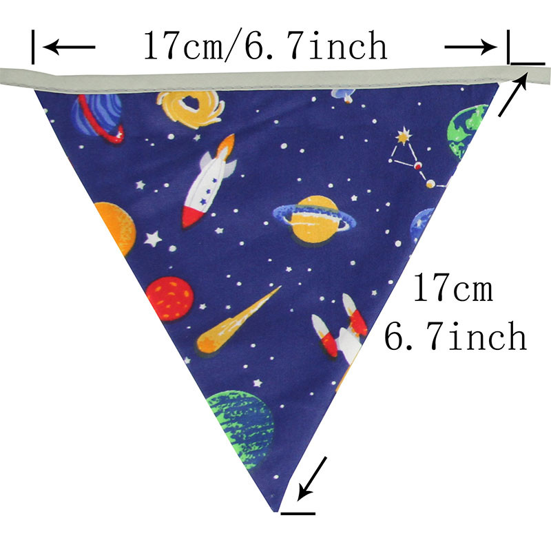 3,3 meetrit/12 vimplit meremehe logoga puuvillane kangas Lipp Sünnipäevapeo kaunistus Bänner Kimp lastele