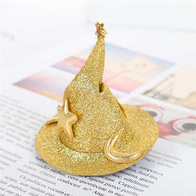 Uus Halloweeni laste nõiamüts Juuksenõel Performance Peomütsid Rekvisiidid DIY Cosplay Juukseaksessuaarid Halloweeni pallide riietus