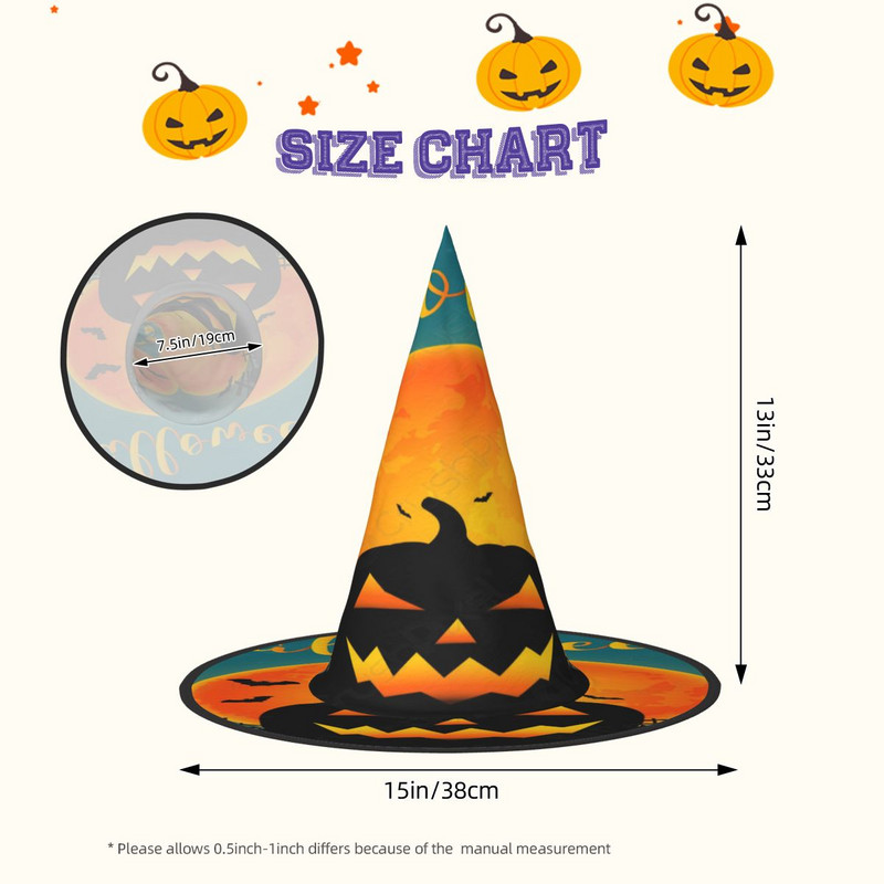 Happy Halloween 51 Halloween Hat Cartoon Snow Dress Up Halloween Cap