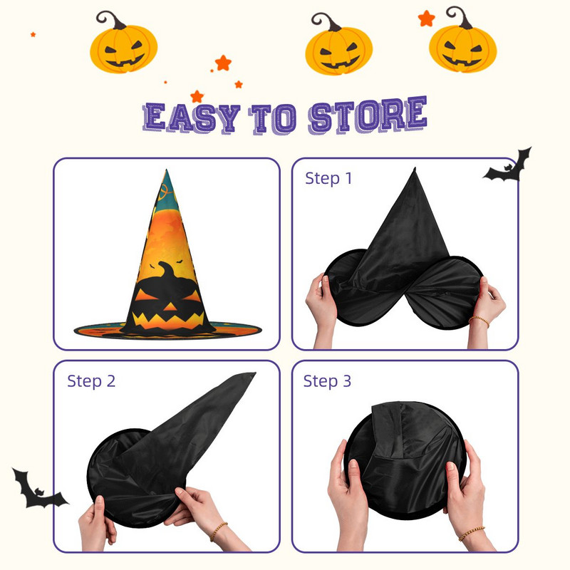 Happy Halloween 51 Halloween Hat Cartoon Snow Dress Up Halloween Cap