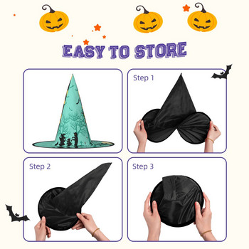 Φανάρι κολοκύθας 26 Halloween Hat Scary Snow Carnival Holiday Hat