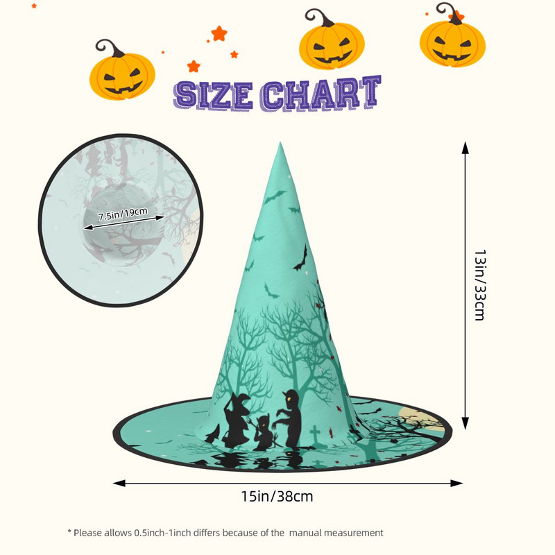 Φανάρι κολοκύθας 26 Halloween Hat Scary Snow Carnival Holiday Hat