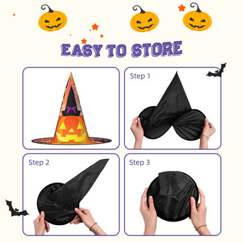 Happy Halloween 40 Halloween Hat Elk Witch Party καπέλα Άγιου Βασίλη