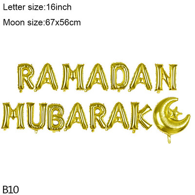 Kuldne Eid Mubaraki bänner Seinale riputatav Ramadan Kareem Paberist vanik EID lipufestival Bunting islami moslemi Mubaraki kaunistus