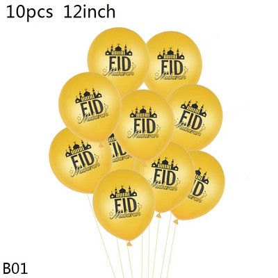 Kuldne Eid Mubaraki bänner Seinale riputatav Ramadan Kareem Paberist vanik EID lipufestival Bunting islami moslemi Mubaraki kaunistus