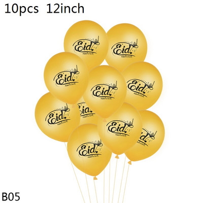 Kuldne Eid Mubaraki bänner Seinale riputatav Ramadan Kareem Paberist vanik EID lipufestival Bunting islami moslemi Mubaraki kaunistus