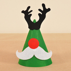 Τσόχα ύφασμα κινούμενα σχέδια Άγιος Βασίλης Χιονάνθρωπος Χριστουγεννιάτικο Καπέλο Παιδικό Καπέλο Καπέλο Ενηλίκων Χριστουγεννιάτικη διακόσμηση Πρωτοχρονιάς Διακόσμηση πάρτι