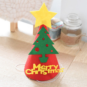 Τσόχα ύφασμα κινούμενα σχέδια Άγιος Βασίλης Χιονάνθρωπος Χριστουγεννιάτικο Καπέλο Παιδικό Καπέλο Καπέλο Ενηλίκων Χριστουγεννιάτικη διακόσμηση Πρωτοχρονιάς Διακόσμηση πάρτι