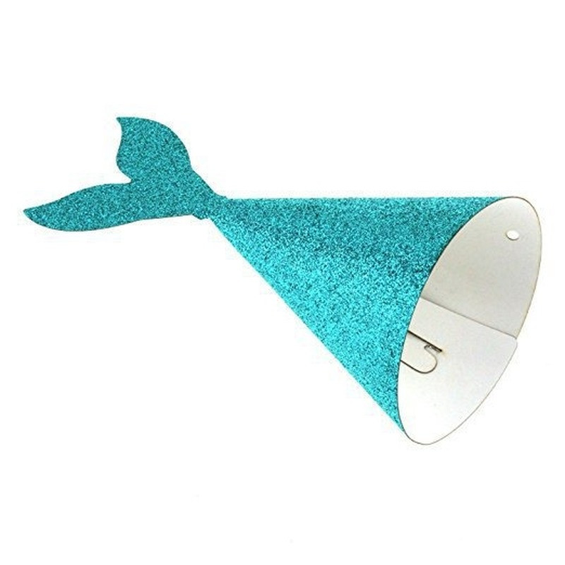 2 buc. Pălărie cu coadă de sirenă Pălărie de zi de naștere Pălărie de hârtie prințesă pentru fetiță Pulbere de aur pentru nuntă, decorațiuni pentru petrecerea de naștere, recuzită, pălării de petrecere