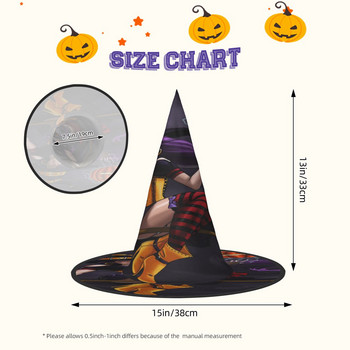 Halloween Witch 3 Halloween Hat Scary Coupkin Carriage Case Holiday