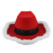 Stiilne jõulumüts Kaasaskantav jõuluvana müts Cowgirl Deformatsioonivastane jõulukauboi müts Loo atmosfääri