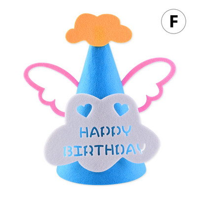 ins Παιδικό κίτρινο λουλούδι καπέλο γενεθλίων Little Daisy Party Καπέλο Baby Shower Καπέλα Λευκό Χρόνια Πολλά Smile Headband