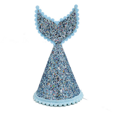 1 tk Baby Shower sädelev sünnipäevamüts Peapael Roosa sinine Teema Merineitsi peakatted Juuksepael Ristimise sünnipäevakingitus