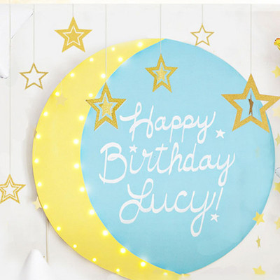 7 bucăți/set ghirlande de hârtie cu stea de aur roz pentru perete pandantiv agățat pentru copii, petrecere la mulți ani, decorațiuni de nuntă pentru baby shower