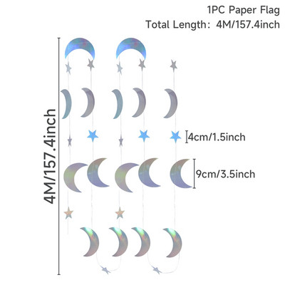 Banner steag Eid Mubarak Decor pentru Ramadan pentru acasă Decor de petrecere islamică musulmană 2023 Ramadan Kareem Eid Al Adha Cadouri DIY