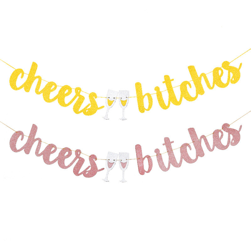 Decorat nunta Mireasa va fi Decorat pentru petrecere burlacilor Banner cu sclipici Accesorii pentru decorare pentru dus de nunta